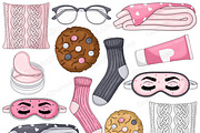 Weekend Clipart, an Illustration by GlamArtZhanna (Thumbnail 3 of 5)