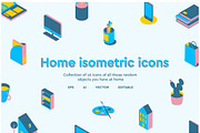 Home isometric icons, an Icon by Marinastu (Thumbnail 1 of 5)