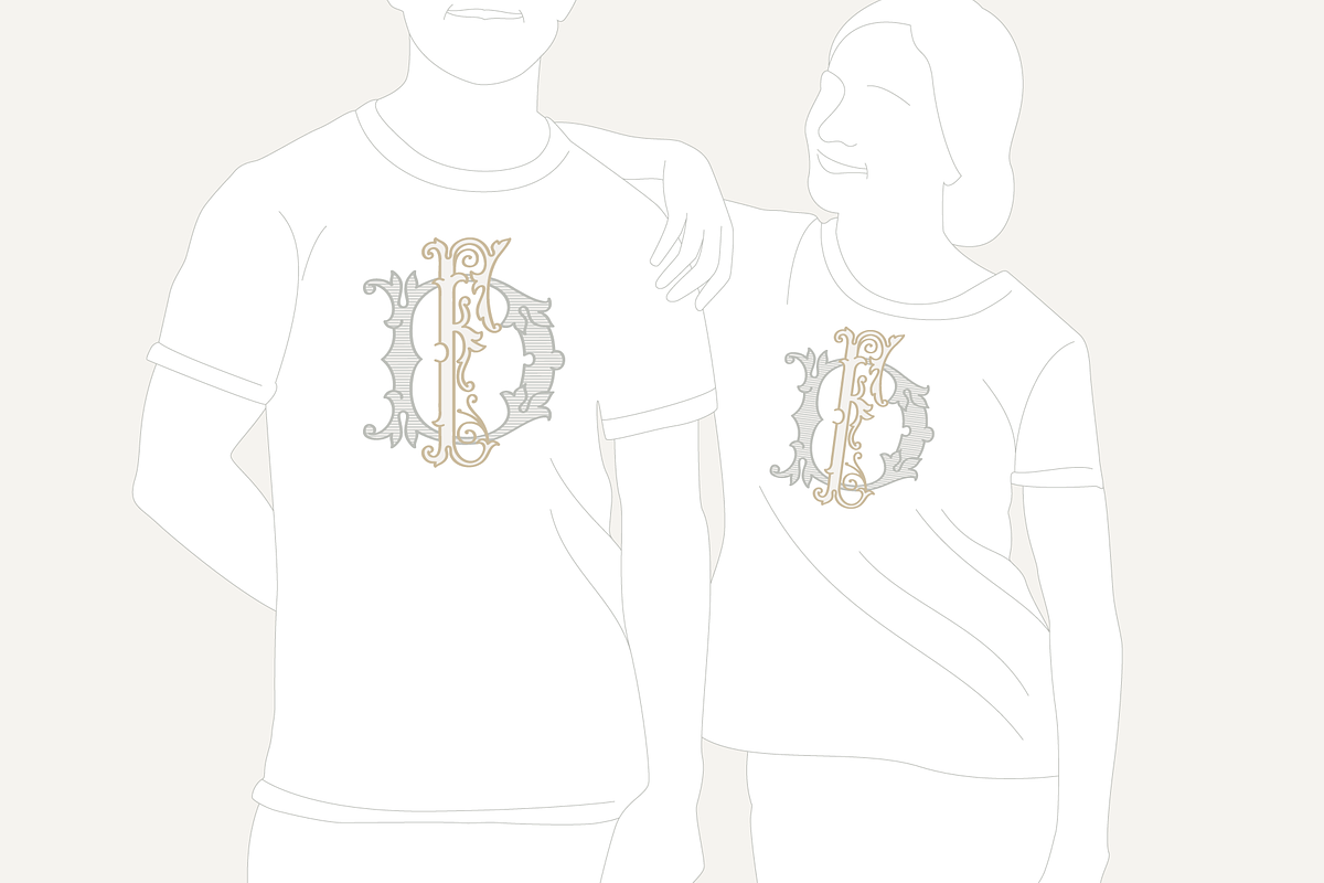 Wedding Monograms fonts set, a Serif Font by kaer_shop (Photo 10 of 10)