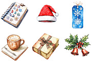 Christmas Planner Clipart, an Illustration by DreamArtGraphic (Thumbnail 3 of 5)
