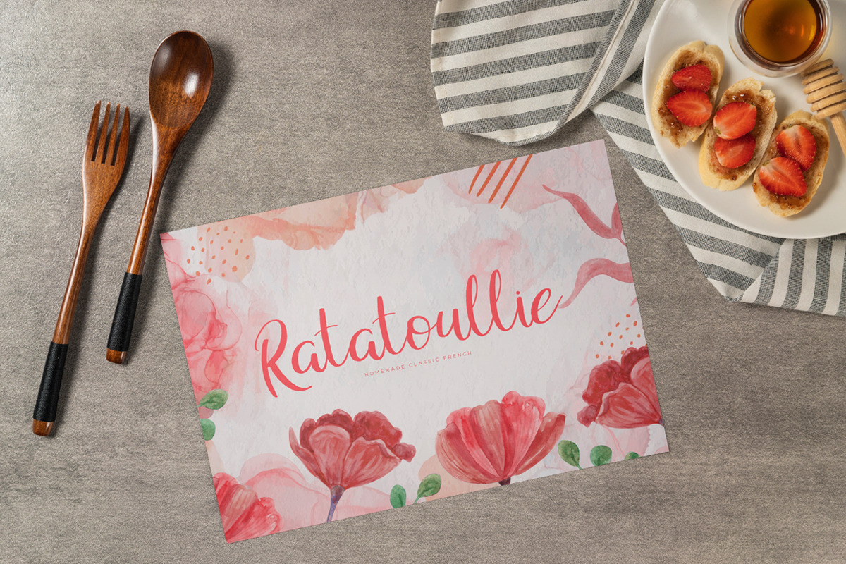 White Risolles | Handwritten Script, a Script Font by Pentagonistudio (Photo 2 of 10)
