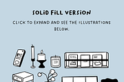 Home Object Illustration Collection, an Object Illustration by The Journey Atelier (Thumbnail 4 of 5)