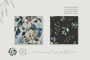 Watercolor Greenery Leaves, an Animal Illustration by WalaPalette (Thumbnail 6 of 9)