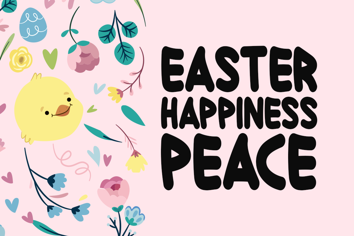 Easter Meadow Typeface, a Handwritten Font by Seemly Fonts (Photo 3 of 4)