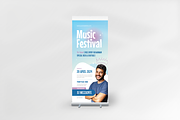 Music Festival Roll Up Banner, a Print Template by Annora Studio (Thumbnail 2 of 5)