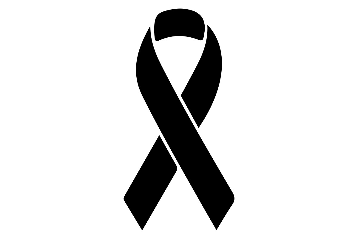 Cancer Awareness Black Ribbon Icon, a Healthcare Illustration by Designer_Momina (Photo 5 of 16)
