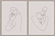 Mother’s Day Line Art, a Decorative Illustration by Miracles Everywhere (Thumbnail 4 of 7)