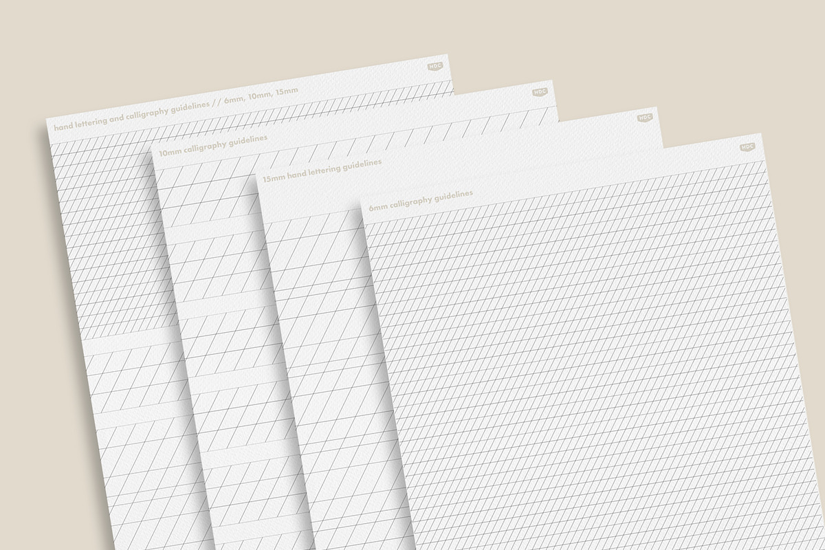 Calligraphy and Lettering Guidelines, a Branding & Logo Template by Hughie Design Co. (Photo 1 of 3)