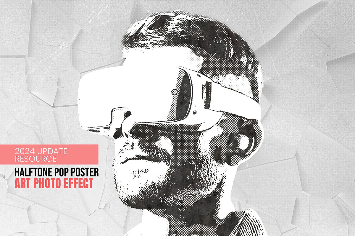 Halftone Pop Poster Art Effect, an Action Add-On by Photoshop Action (Photo 1 of 10)