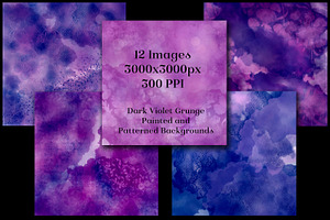 Dark Violet Grunge Backgrounds