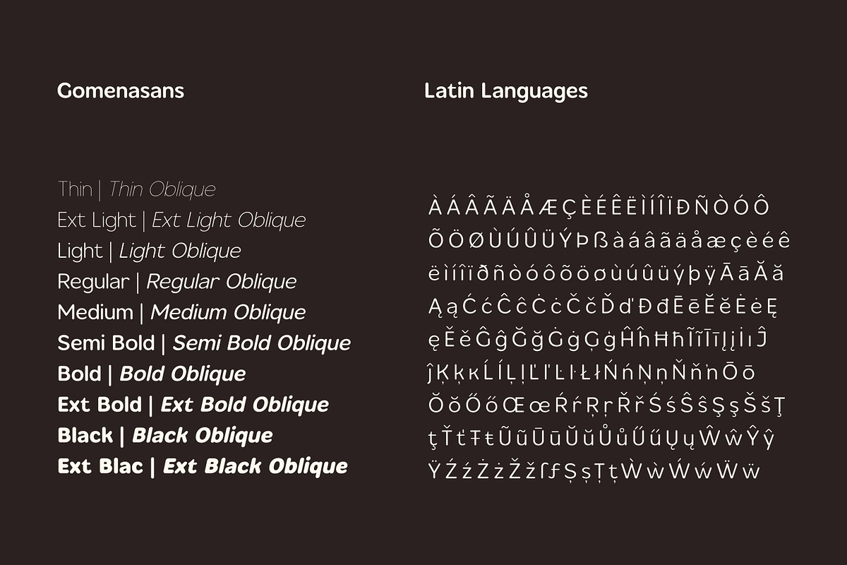 Gomenasans Geometric Rounded Sans, a Sans Serif Font by Glowtype (Photo 9 of 12)