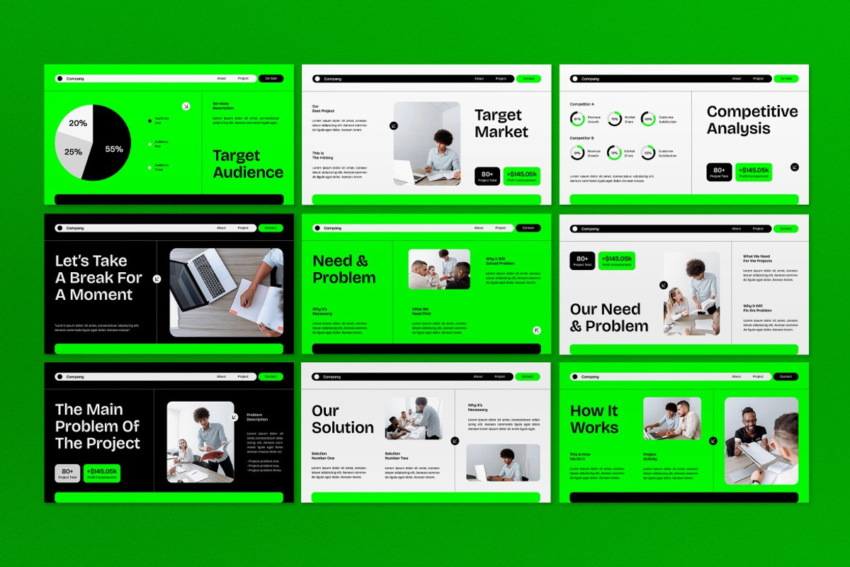 White Project Proposal Google Slide, a Presentation Template by graphicook (Photo 3 of 5)