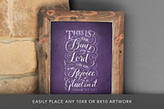 8x10 Rustic Hearthside Frame Mockup, a Mockup by Ornaments of Grace (Thumbnail 4 of 6)