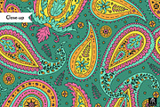 Vibrant Paisley Dreams Patterns, a Pattern Graphic by Rose Design (Thumbnail 8 of 9)