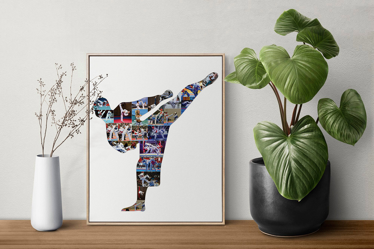 Taekwondo Kick Pose Photo collage, a Flyer Template by AIW SOLUTIONS (Photo 1 of 4)
