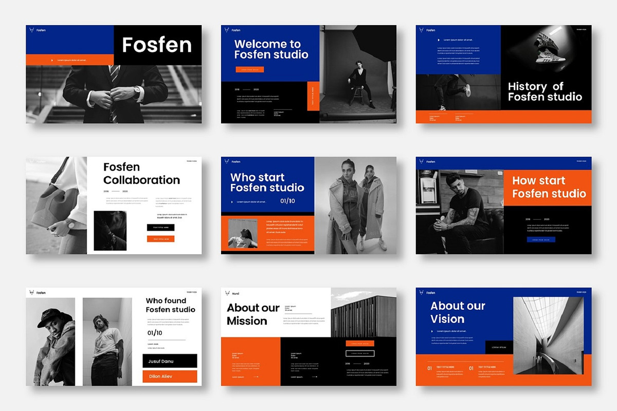 Fosfen – Business PowerPoint, a Presentation Template by Dens Creative Studio (Photo 2 of 6)