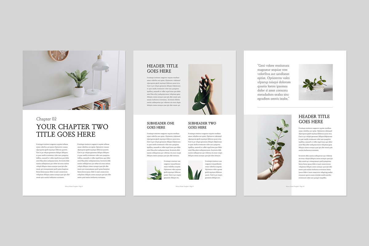 Ebook | MS Word & Indesign, a Magazine Template by Leaflove (Photo 5 of 10)