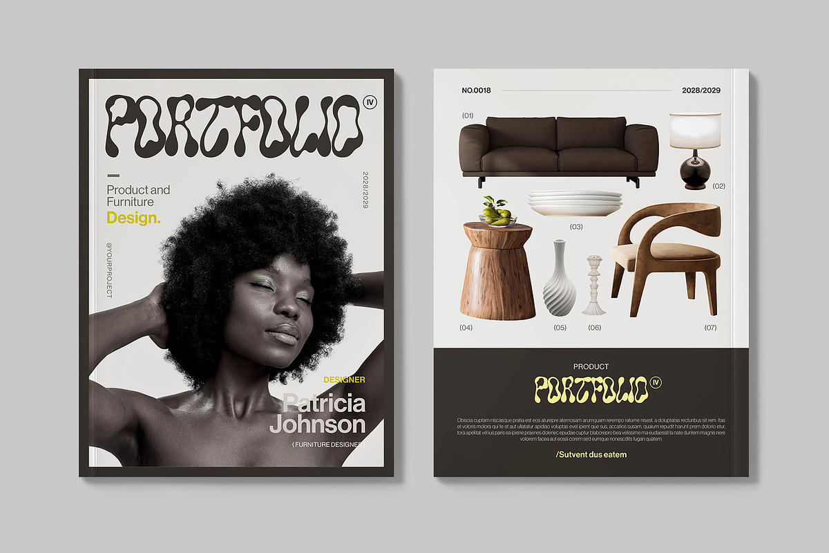 Portfolio Template, a Brochure Template by BrandPacks (Photo 4 of 5)