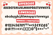 Cherries - A Rounded Bubble Font, a Sans Serif Font by Happy Type Club (Thumbnail 6 of 7)