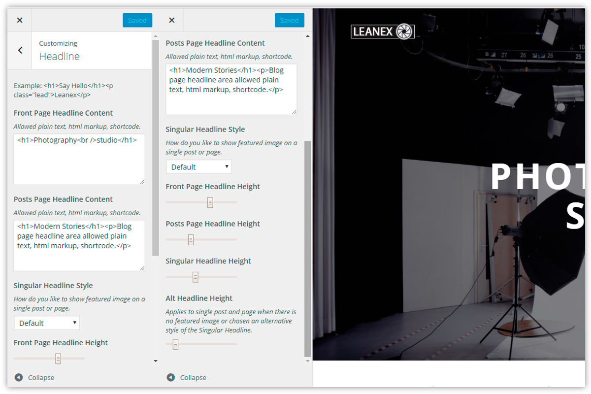 Leanex - Minimalist Portfolio Theme, a WordPress Template by DinevThemes (Photo 4 of 5)