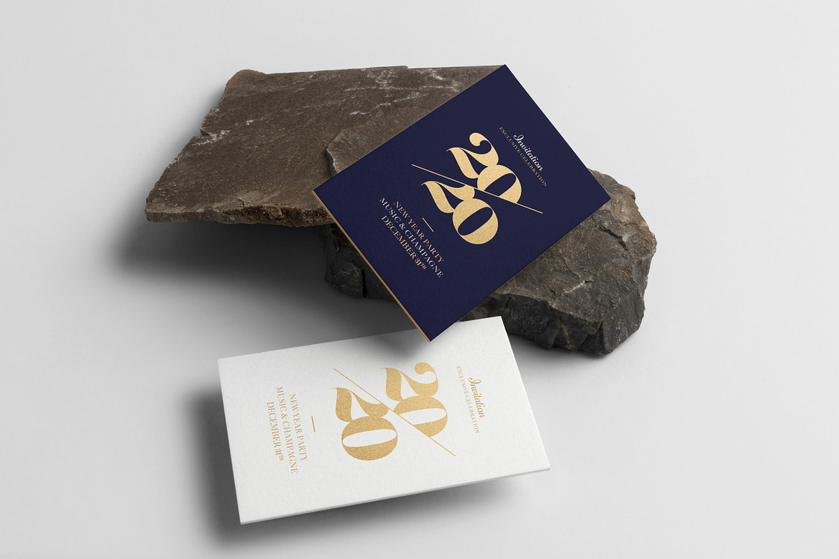 2020 New Year Eve Invitation., an Invitation Template by Bordo (Photo 2 of 4)