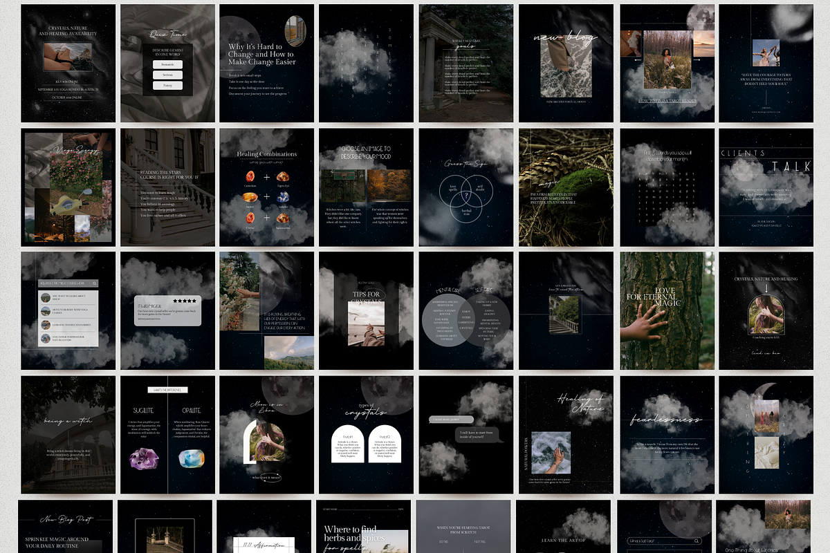 Witchy Instagram Astrology Template, a Social Media Template by Story Native (Photo 11 of 11)