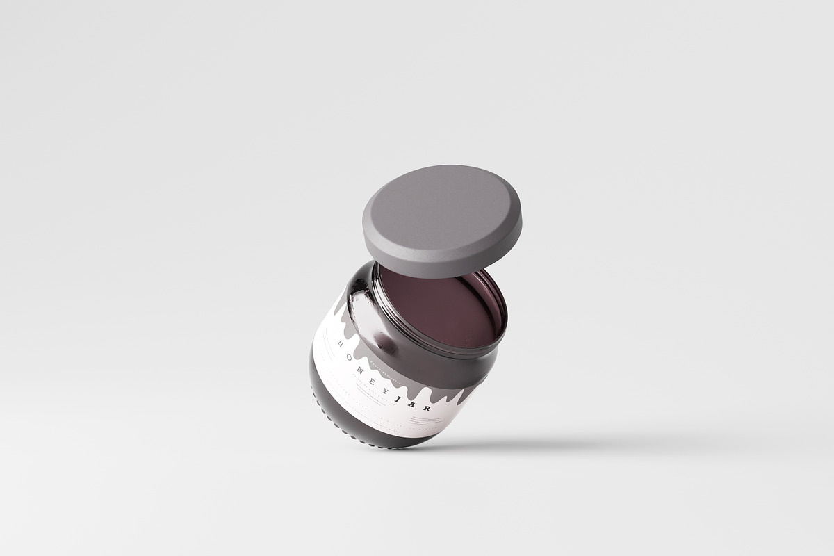 Food Jar Packaging Mockup, a Cups & Container Mockup by pmvch (Photo 7 of 10)