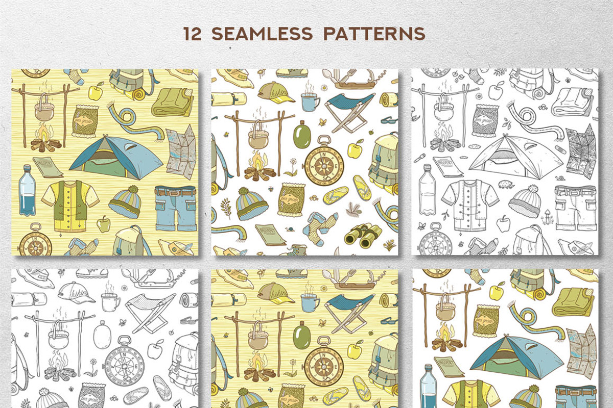 Travel & Hiking collection, an Illustration by Anastasia Koba (Photo 9 of 9)
