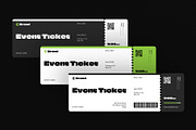 Event Ticket Layout Design Template, a Stationery Template by DesignCrest (Thumbnail 5 of 11)