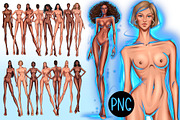 Fashion Model, Runway Pose Model, a Person Illustration by Elenbushe (Thumbnail 1 of 7)