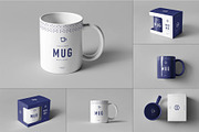 Mug & Box Mock-up, a Cups & Container Mockup by zippypixelstudio (Thumbnail 1 of 9)