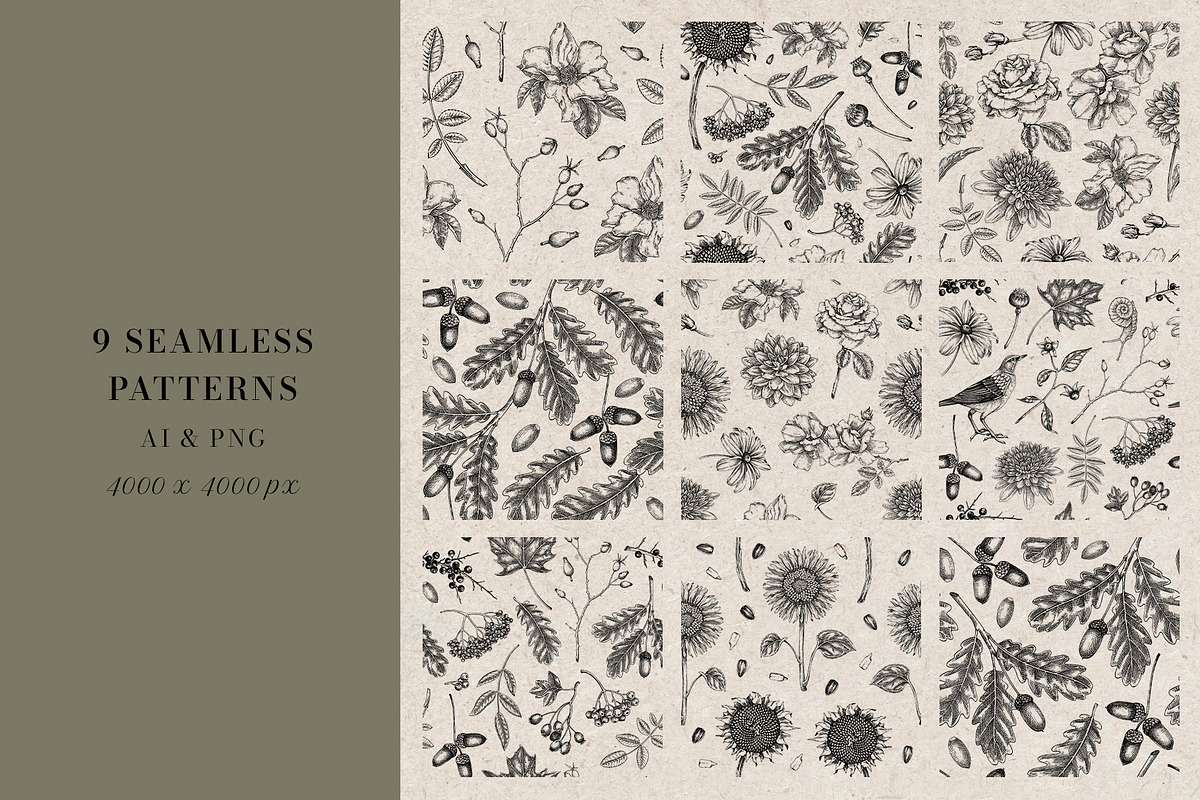 Autumn Heritage Botanical Collection, a Seasonal Illustration by Yevheniia (Photo 11 of 13)