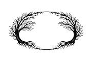 Nature Wreath Frame Vector Bundle, an Illustration by jahid234 (Thumbnail 33 of 51)
