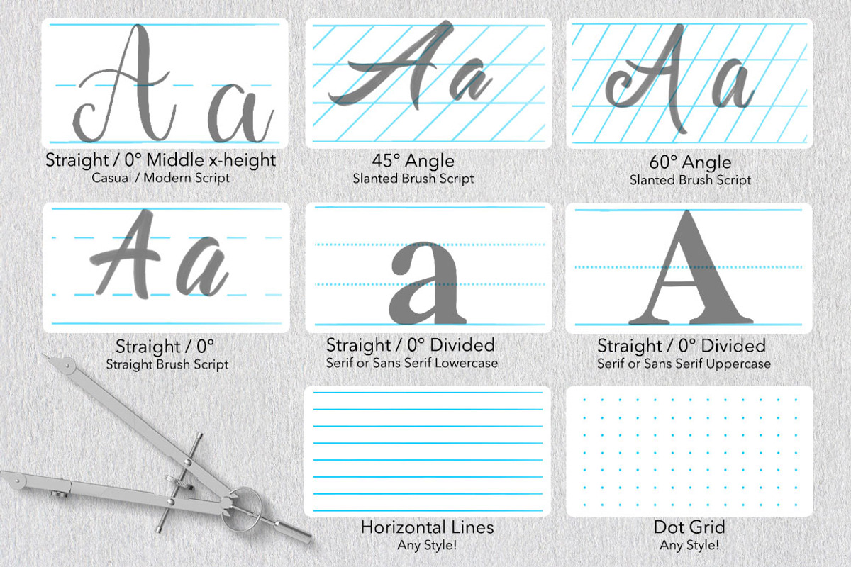 Essentials for Calligraphy-Procreate, a Brush Add-On by iPad Calligraphy (Photo 13 of 16)