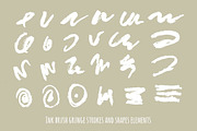 Vector set of brush strokes., a Texture Graphic by DikayaMiau (Thumbnail 4 of 4)