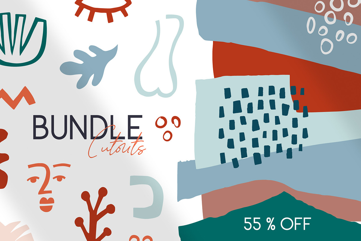 Abstract Cutout Shapes Bundle, an Object Graphic by MaNechaeva (Photo 1 of 24)