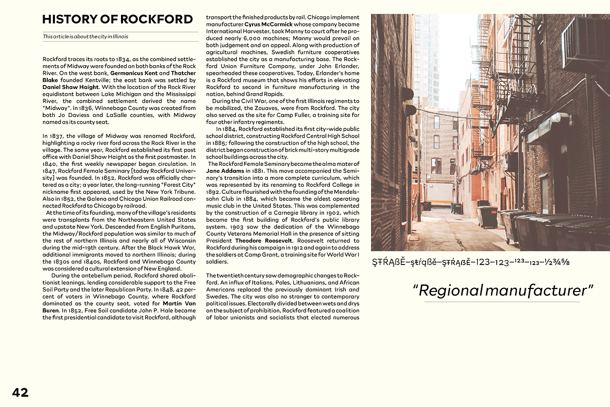 Rockford Geometric Sans Serif, a Sans Serif Font by Fenotype (Photo 11 of 11)