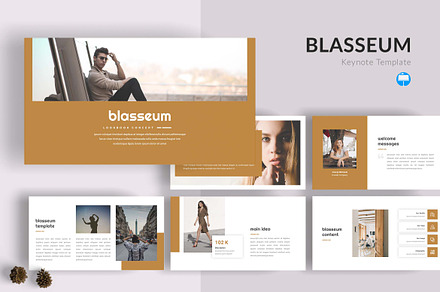 Golden - Keynote Template, a Presentation Template by AQR Studio