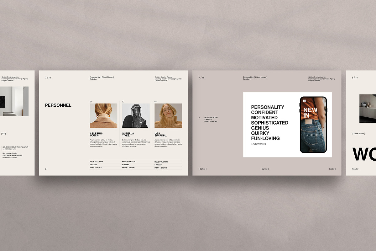 Brand Proposal Template, a Brochure Template by GoldenPixelStudio (Photo 9 of 10)