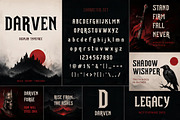 Darven - Gothic Display Typeface, a Serif Font by Pitchlook.Studio (Thumbnail 4 of 4)
