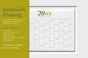 2026 Eco Wall Calendar: Golden Straw, a Poster Template by Elibee (Thumbnail 4 of 6)