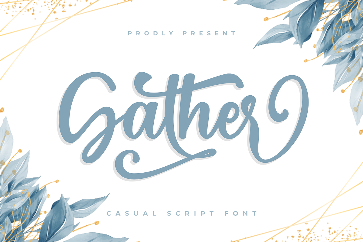 Gather - Craft Font