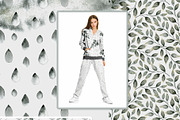Dark Forest Monochrome Patterns, a Pattern Graphic by KomannaArt (Thumbnail 4 of 7)