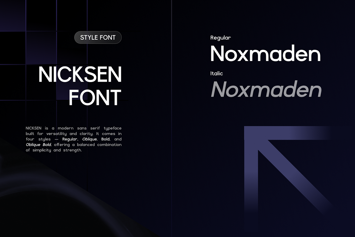Nicksen - Modern Sans Font, a Sans Serif Font by CuratedType Studio (Photo 6 of 10)