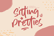 Sitting Pretties, a Script Font by azetypestudios.com (Thumbnail 1 of 8)