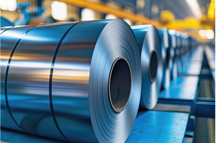 Galvanized Steel Coils in Industrial, an Industrial Photo by Lermont51