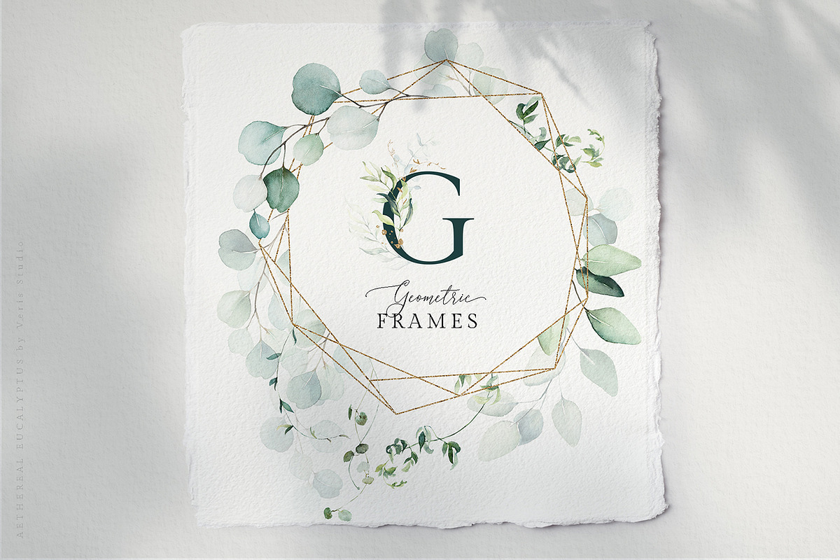 Watercolor Eucalyptus Green Floral, a Decorative Illustration by Veris Studio (Photo 14 of 25)