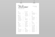 Wedding Seating Chart Sign Template, a Flyer Template by BrandPacks (Thumbnail 3 of 5)