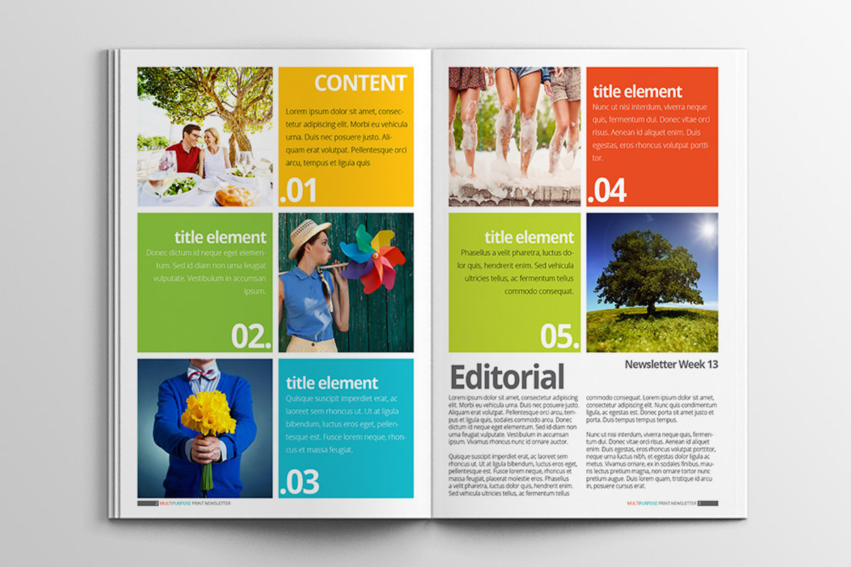 Multipurpose Print Newsletter, a Magazine Template by h.utomo (Photo 3 of 10)