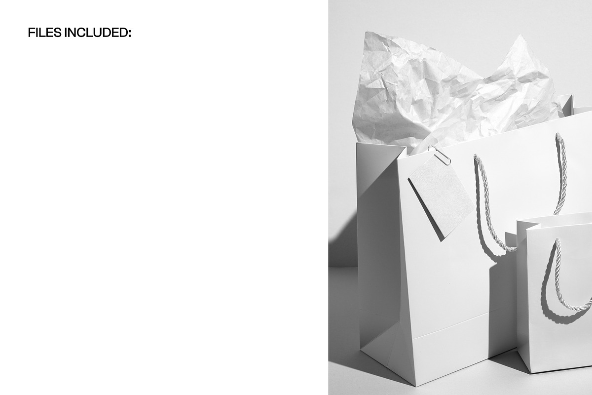 Paper Bags & Tissue Paper Mockup, a Packaging Mockup by creatsy5 (Photo 2 of 5)